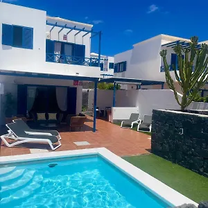  Villa Optimist Rubicon Piscina Climatizable, Frente Al Mar